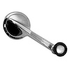 GMK4040421532 Black Knob With Chrome Insert Window Crank Handle for 1953-1960 Chevrolet - image 1