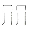 GMK4043557621S Bucket Seat Frame Molding Set for 1962-1965 Impala [Chrome] - image 1
