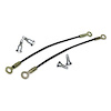 GMK4082825683S Tail Gate Cable Kit 68-77 El Camino, Sprint Cables Bolts & Spring - image 1