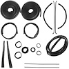 GMK4140900491S Without Chrome Reveal Molding Weatherstrip Kit for 1949-1950 1st Series Truck - image 1