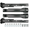 GMK4143807671S Rear Bumper Bracket Set for 1967-1972 Chevrolet & GMC Swb 4WD Truck Only - image 1