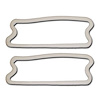 GMK414407273P Left/Driver Side/Right/Passenger Side Pair Park Lamp Lens Gaskets for 1973-1980 C/K Truck - image 1
