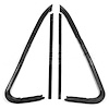 GMK4144418731P Vent Window Weatherstrips 1973-1980 C/K Truck 4-Piece Kit Inc Div Bar Weatherstrips - image 1