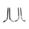 GMK433055764S Bucket Seat Frame Molding Set for 1964-1965 GTO Chrome - image 1