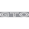 GMK4333130703B Quarter Decal Fender for 'GTO' 1970-1971 Fender - image 1
