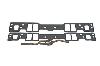 AccuSeal E Intake Gaskets Small Block Chevy with Vortec CPI cylinder heads