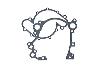 AMC 390-401ci TIMING COVER GAS - image 1