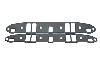 AccuSeal E Intake Gaskets [Small Block Chrysler 273-318 ci] - image 1