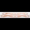 Pro Copper Exhaust Gaskets Small Block Chevy with 1.5" to 1.625" round ports - image 2