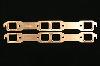 Pro Copper Exhaust Gaskets Chrysler 440 Wedge with 1.7" square ports - image 1