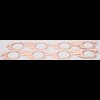 Pro Copper Exhaust Gaskets Big Block Chevy with 2.250 in. round ports - image 2