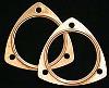 Pro Copper 3.5" Collector Gaskets 2/pkg