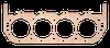 Chevy BB Mark IV Head Gasket Set for 4.570 in. Bore [0.062 in. Compressed, Copper]