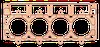 Chevy LS/LSX/LS7X Head Gasket for 4.160 in. Bore, Right Side [0.062 in. Compressed, Titan Copper]