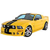 Roush Coupe Stripe Kit 2005-2009 Mustang GT Coupe with Roush Body Kit - image 1