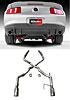 Extreme Performance Exhaust System & Rear Valance Kit 2010 Mustang GT & GT500 - image 1