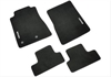 Floor Mat Set Front and Rear Black - image 1