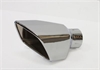 Exhaust Tip RH Square Rear Exit Polished Stainless Steel Mustang - image 1