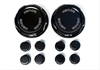 Strut Tower Cap Billet Black Bright Dipped Anodized 2011 Mustang - image 1