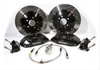 Brake Kit Front Black 4 Piston 2pc Rotors - image 1