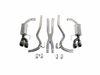422093-BLK Cat-Back Exhaust System Fits Select Ford Mustang GT 5.0L [Quad 4 in. Black Tips] - image 2