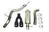 422179-BLK Cat-Back Exhaust System for 2019-2023 Ford Ranger 2.3L [Side-Exit, Black Tips] - image 1