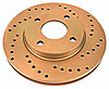 Focus Brake Rotor LH Front - crossed drilled - image 1