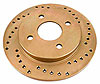 Focus Brake Rotor LH Rear - crossed drilled - image 1