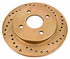 Focus Brake Rotor RH Front - crossed drilled - image 1