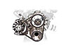 Engine Accessory Drive Kits Polished Finish 351W Engines - image 1