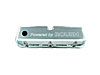Embossed " Powered by Roush" Tall Valve Covers Polished Aluminum 302/351E Engines - image 1
