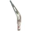 6" Layback Shifter Stick Billet Aluminum Brushed Aluminum Finish - image 1