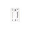 5 speed shift pattern plate for 1963 1967 Chevy Corvette - image 1