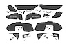 10499 Jeep Front and Rear Inner Fenders Set (18-20 Wrangler JL) - image 1