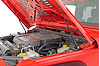 10643 Hydraulic Hood Assist; Gas Charged Cylinders; Mounting Brackets; Incl. Hardware; - image 1