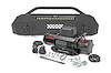 10726 Front Winch Bumper; Front; Hybrid; 20 in.; Black Series; w/White DRL LED; w/PRO9500S Winch; - image 1