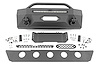 10745 Front Bumper, Hybrid, 20" Blk DRL, Fits Select Toyota 4Runner 2WD/4WD - image 1