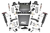 11657 Suspension Lift Kit w/V2 Shocks; 7 in. Lift; Stamped Steel LCA; Forged UCA; Bracket; Vertex Coilovers; w/V2 Rear Shocks; - image 1