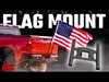 117500 Universal 2in Hitch Dual Flag Pole Holder - image 4