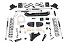 43740 Suspension Lift Kit w/Shocks; 6 in. Lift; M1 Monotube Shocks; - image 1