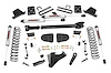 43771 Suspension Lift Kit w/Shocks; 6 in. Lift; V2 Monotube Shocks; Incl. Front Driveshaft; No Overload; 3.5 in. Axle Diameter; - image 1