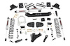 43970 Suspension Lift Kit w/Shocks; 6 in. Lift; V2 Monotube Shocks; No Overload; 4 in. Axle Diameter; - image 1
