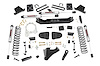 44170 Suspension Lift Kit w/Shocks; 6 in. Lift; V2 Monotube Shocks; Incl. Factory Rear Overload Springs; - image 1