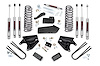 465B33 Suspension Lift Kit w/Shocks; 4 in. Lift; Quad Front Shocks; Rear Blocks; - image 1
