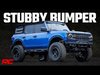 51078 Front Bumper, Modular, Stubby Wings, DRL, Fits Select Ford Bronco - image 4
