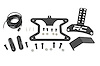 51082 License Plate Adapter; Relocation Bracket; Black; - image 1