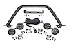 51112 Safari Bar, 3.5" Round LED (Quad), Black, Amber DRL, OE Modular Steel, Fits Select Ford Bronco 4WD - image 1