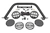 51113 Safari Bar, 6.5 in. Round LED, OE Modular Steel, Fits Select Ford Bronco - image 1
