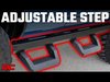 52003 Drop Steps; SR2 Adjustable; Aluminum; Step; Black; - image 4