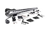 70053 LED Light Bar Hood Kit; Chrome Series; 30 in. Single Row Light Bar; Incl. Wiring Harness; 100% Bolt-On Installation; 3 Yea - image 1